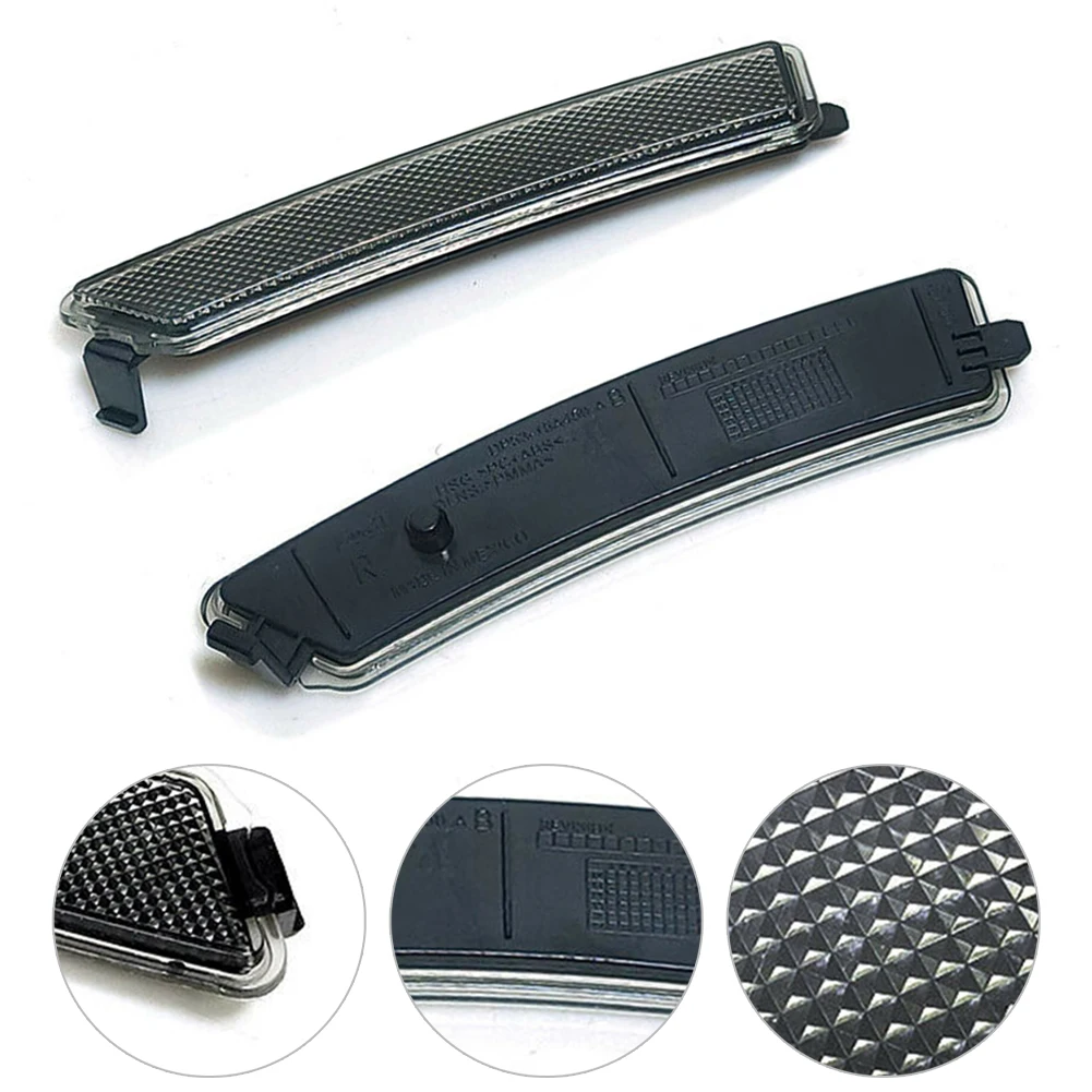 

Pair Front Bumper Reflector Side Marker Lamp Black Len For MKZ 2013-2016 Car Accessories High-quality Bumper Reflector