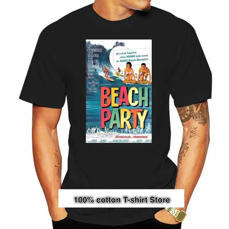 

Camiseta de fiesta en la playa para hombre, blanca, All las Knives S a 3XL, película Retro 1963, película de Surf