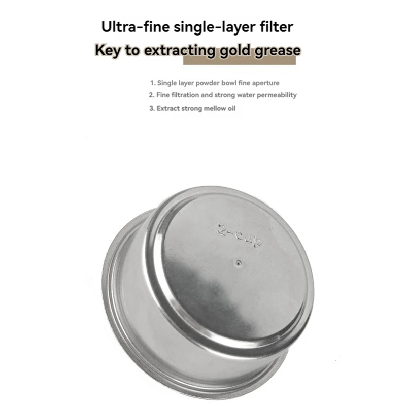 Корзина для фильтра под давлением 51 мм Gevi/CASABREWS/CAPRESSO корзина с двойными стенками