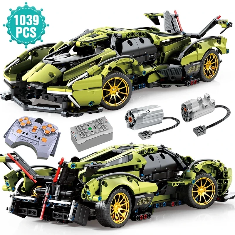 

Technical Expert Super Speed Racing Car Building Blocks Famous Sports Car Model Bricks Assembly Toys Gift For Children Boys