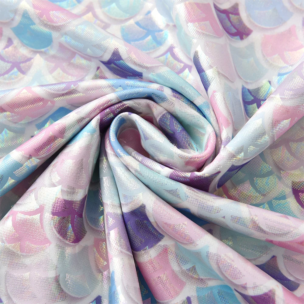 Платье детское летнее без рукавов из полиэстера с юбкой-годе