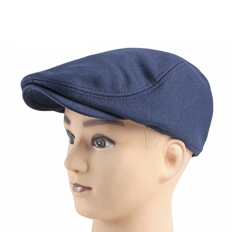 

Men Women Solid Berets British Fashion Retro Classic Casual Painter Hat For Male Spring Autumn Elastic Flat Top Dad Cap Kpop A10