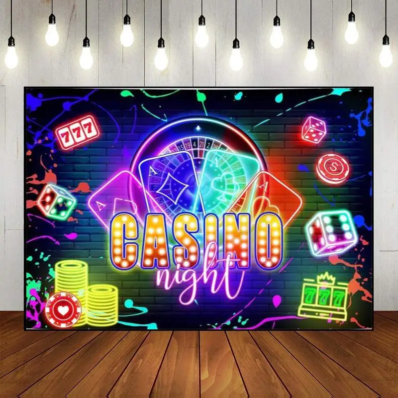 Фон для вечеринки с днем рождения баннер на заказ игральные кости детского душа