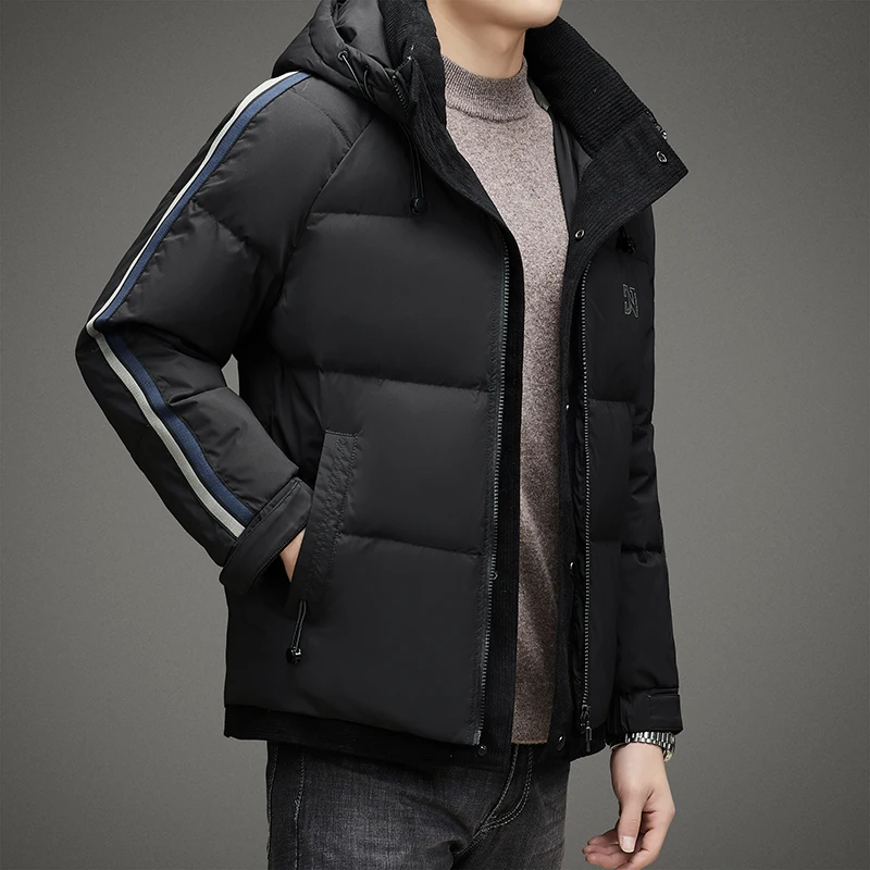 Quality Winter Puffer Jacket Men Thicken Warm With Hoodie Parkas Chaquetas Hombre Doudoune Homme Jackets For Men's Manteaux Coat
