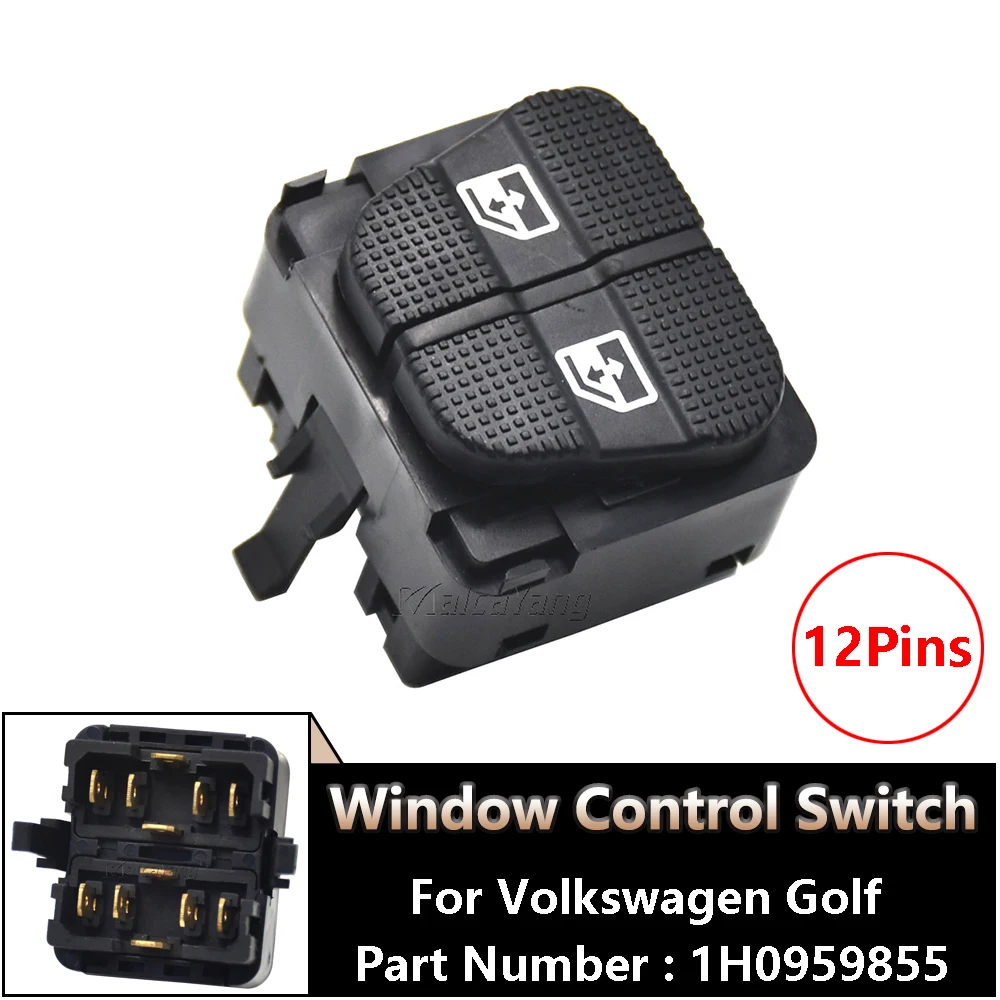 

Автомобильный Электрический переключатель стеклоподъемника, кнопка консоли для Volkswagen Golf 1H0959855, автомобильные аксессуары