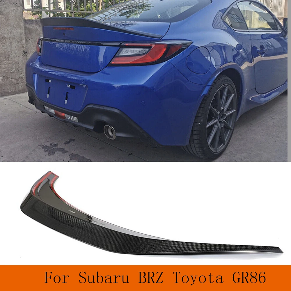 

Carbon Fiber Rear Spoiler for Subaru BRZ Toyota GR86 ZA86 2022UP Rear Wing Spoiler Spoiler Body Kits