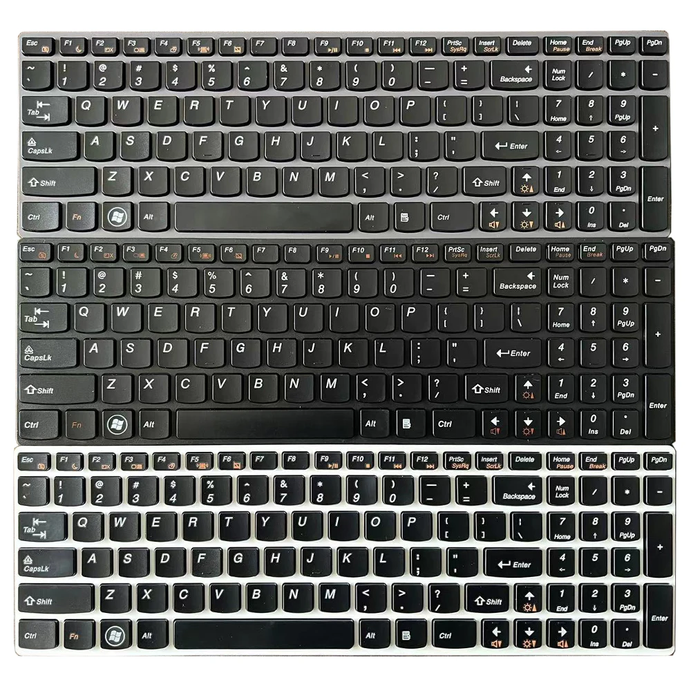 New US Keyboard For Lenovo G580 Z580 Z580A G585 Z585 Laptop English Keyboard 25206659 MP-10A33US-686CW T4G8-US