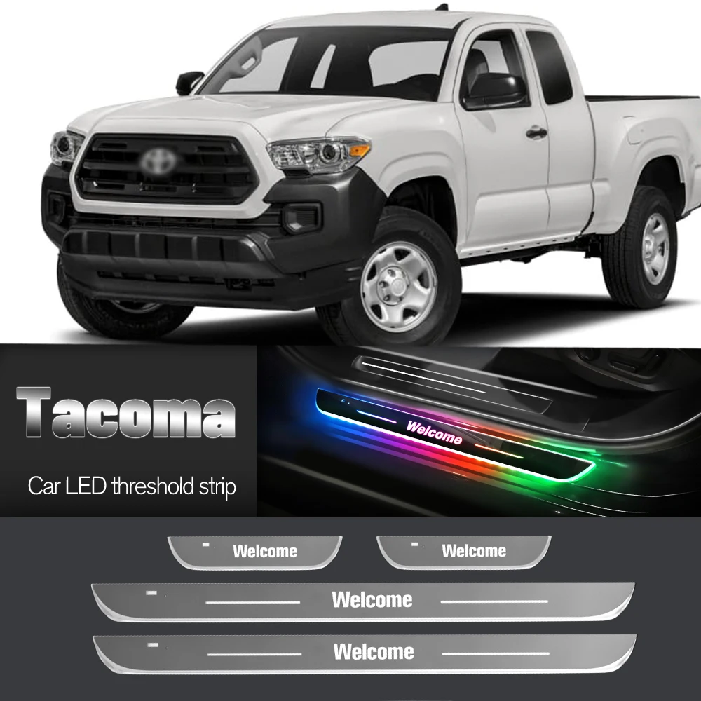Автомобильный порог для Toyota Tacoma 1994-2023 2007 2016 2020 индивидуальный логотип