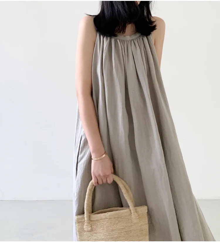 Женское длинное платье из хлопка 150 кг Элегантное повседневное макси в богемном