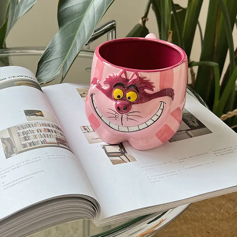 

Alice in Wonderland Water mug Wonderful Cat Cheshire Cat Ceramic mug Cartoon mug Office milk mug Mug