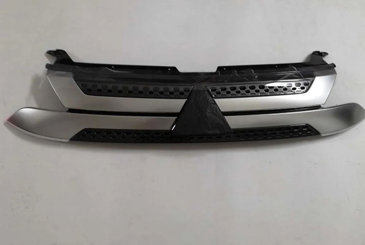 

Передний бампер верхняя решетка гриль вставка радиатор для Mitsubishi Outlander 13-20 1 шт.