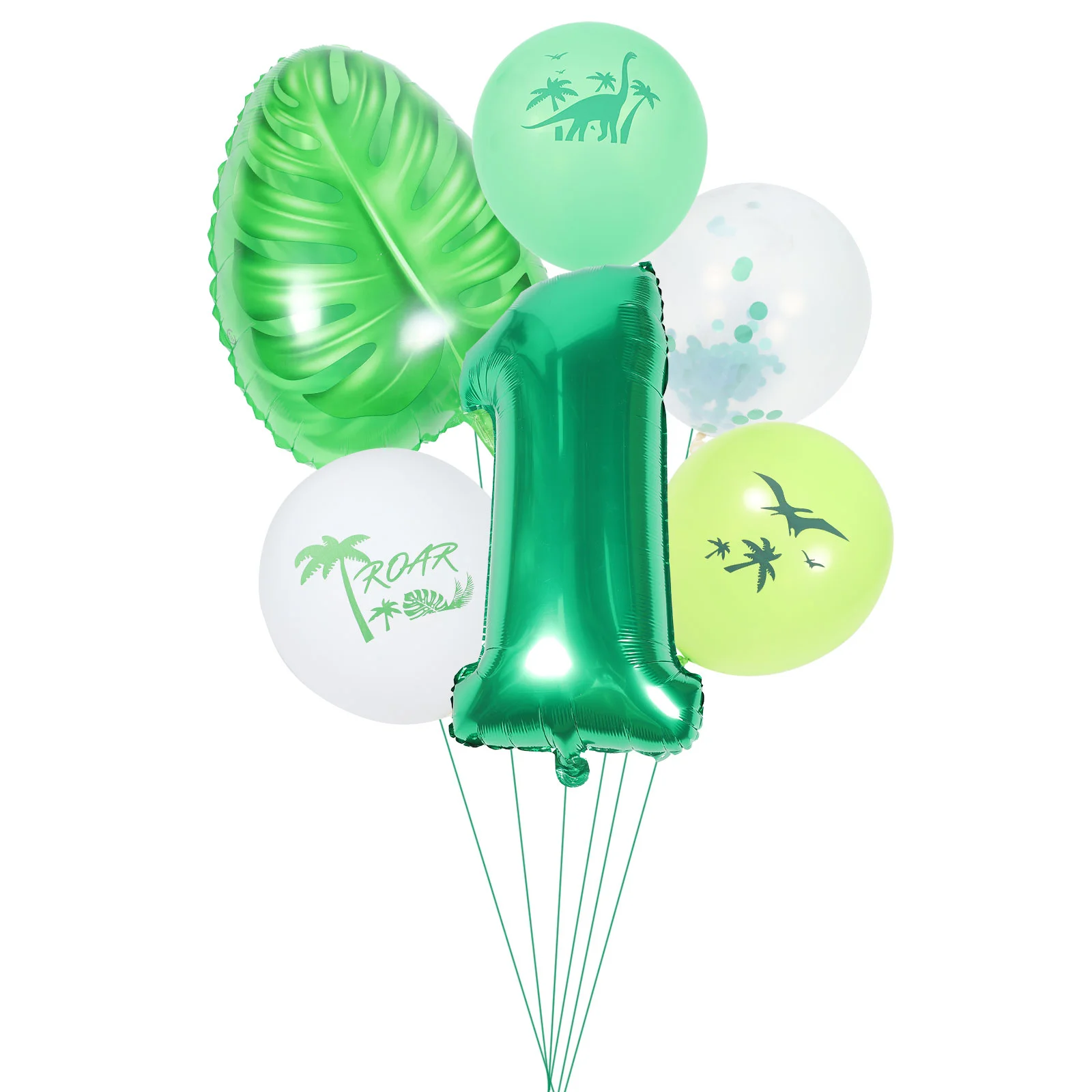 

1 Set Foil Balloons Practical Adorable Jungle Theme Balloons Cartoon Balloons for Home Baby Shower Party