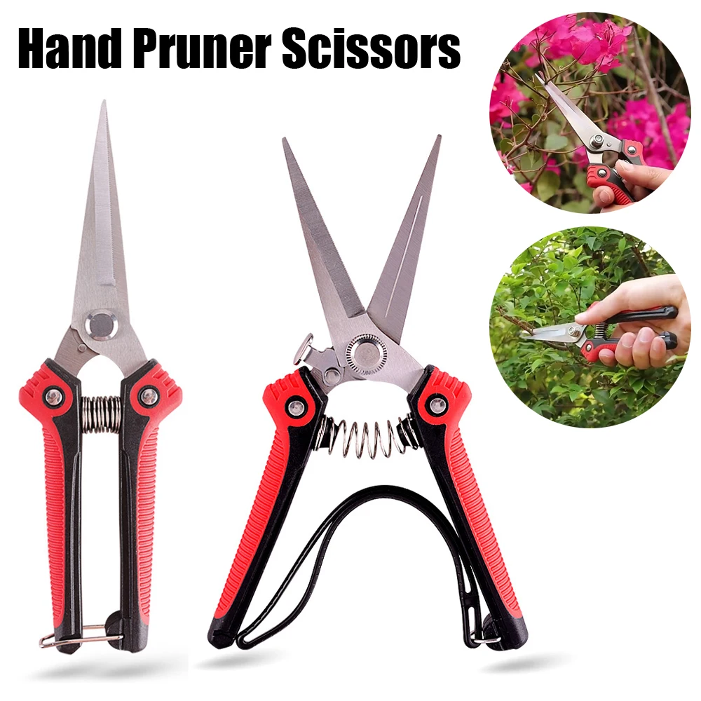 

Pruning scissors pointed garden scissors fruit and vegetable pickers scissors branch scissors gardening tools grafting knife