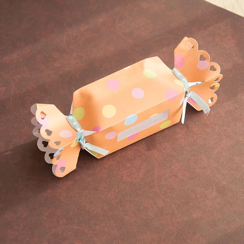 

Christmas 3D Candy Box Metal Cutting Dies Stencils Festival Gift for Diy Handmade Assembly Candy Storage Box for Diy Card Crafts