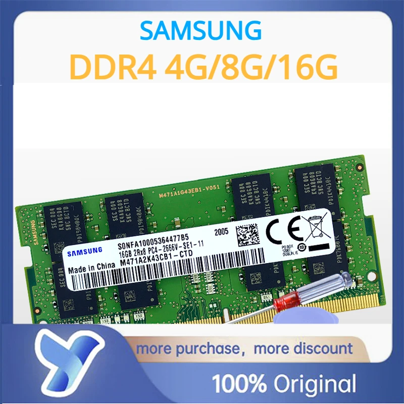 Оперативная память Samsung Ddr4 8 ГБ 4 ГБ 16 ГБ PC4 2666 МГц 3200 МГц 288pin DIMM 2400 МГц UDIMM DRA