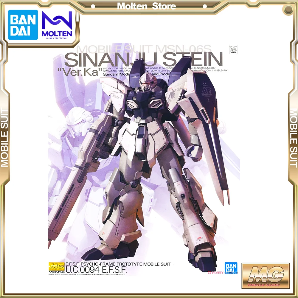 

BANDAI MG 1/100 MSN-06S Sinanju Stein Ver. Ka Mobile Suit Gundam UC (Unicorn) Gunpla Model Kit Assembly/Assembling Action Figure