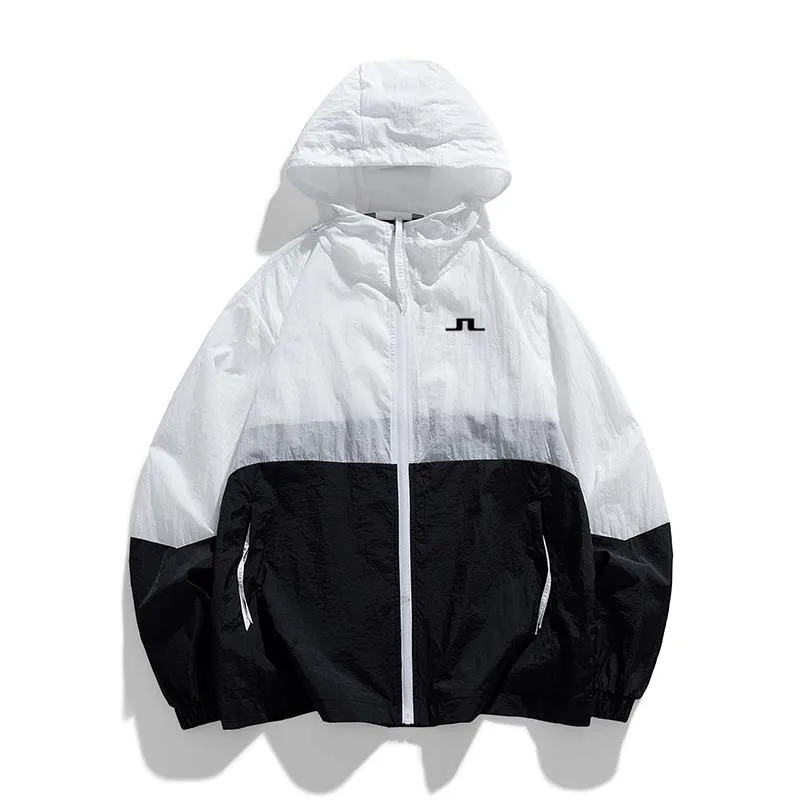 

Men's Quick Dry Skin Coat Sunscreen Waterproof UV Women Thin Outwear Breathable Golf For Men Hooded Jacket Wear