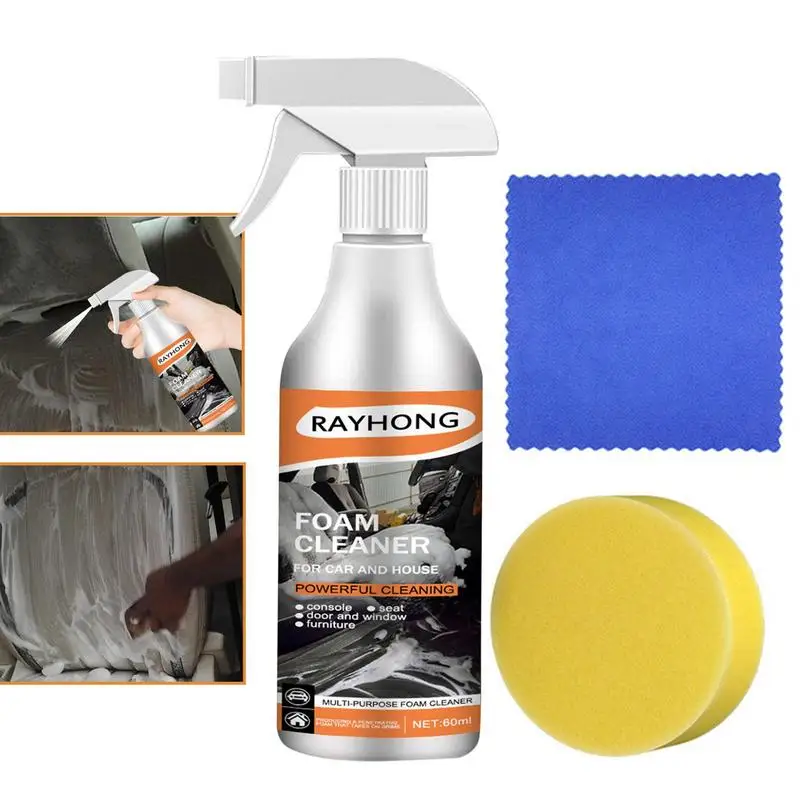 

Multi-Purpose Strong Decontamination Foam Cleaner Rust Remover Cleaning Multi-Functional Car House Seat Cleaner