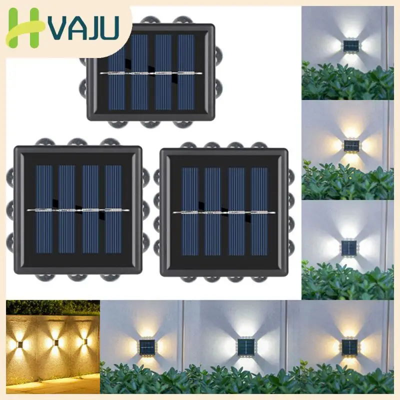 

Garden Decoration Sturdy Walkway Light Landscape Light Large Capacity Battery Garden Wall Light Water Proof Solar Wall Light