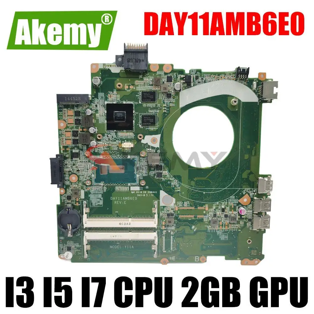 

For HP Pavilion 14-P 14-K Motherboard Mainboard DAY11AMB6E0 Laptop motherboard with 2GB GPU I3 I5 I7 4th Gen 5th Gen CPU