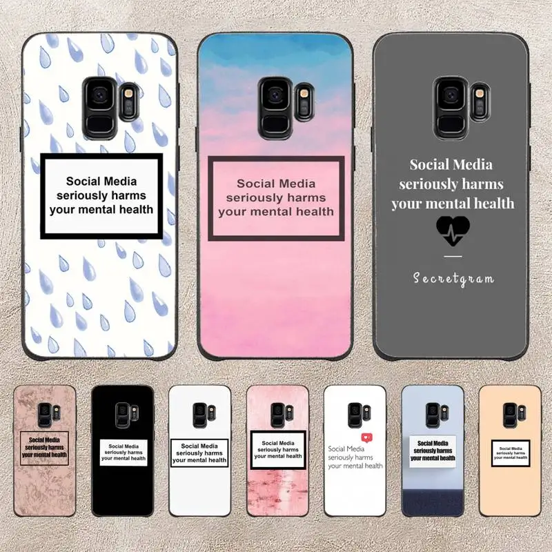 

Social Media Seriously Phone Case For Samsung Galaxy Plus S9 S20Plus S20ULTRA S10lite S225G S10 Note20ultra Case