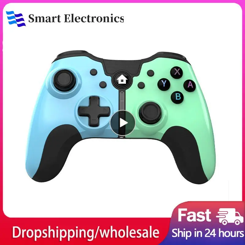 

Game Controller Easy To Use Support Multiple Shocks Wireless High-accuracy Six Axis Gyroscope Game Handle