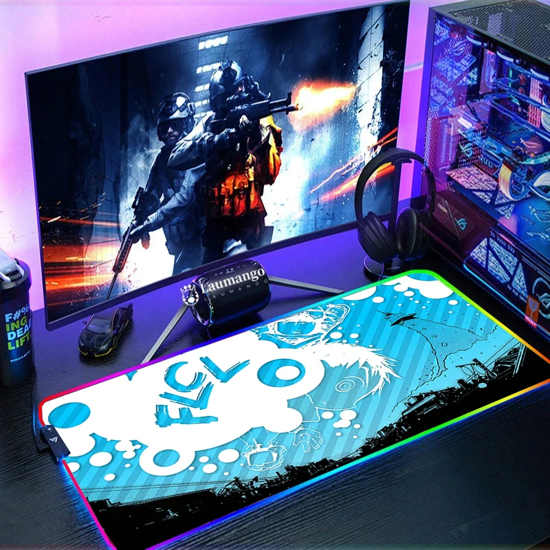 

Gamer Keyboard Pad FLCL Pc Accessories Mousepad Xxl Desk Protector Mouse Gaming Mat Large Extended Mice Keyboards Computer