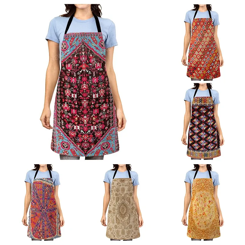 

Женский кухонный фартук в эстетике, оригинальный Детский водонепроницаемый фартук для официанта на заказ для девушек, мужской, маслостойки...