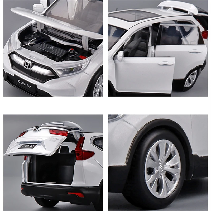 1:32 HONDA CRV SUV Alloy Car Model Diecasts & Toy Vehicles Metal Car Model Simulation Collection Kids Toy Gift Garage Kit images - 6