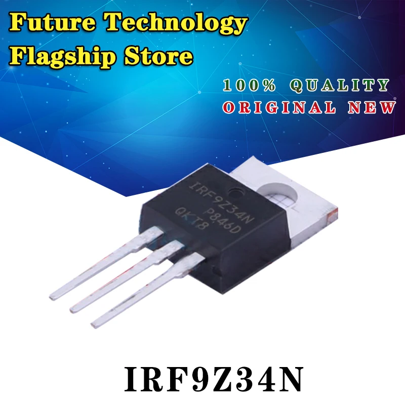 

10 unids/lote IRF9Z34N IRF9Z34 F9Z34N Power MOSFET TO-220