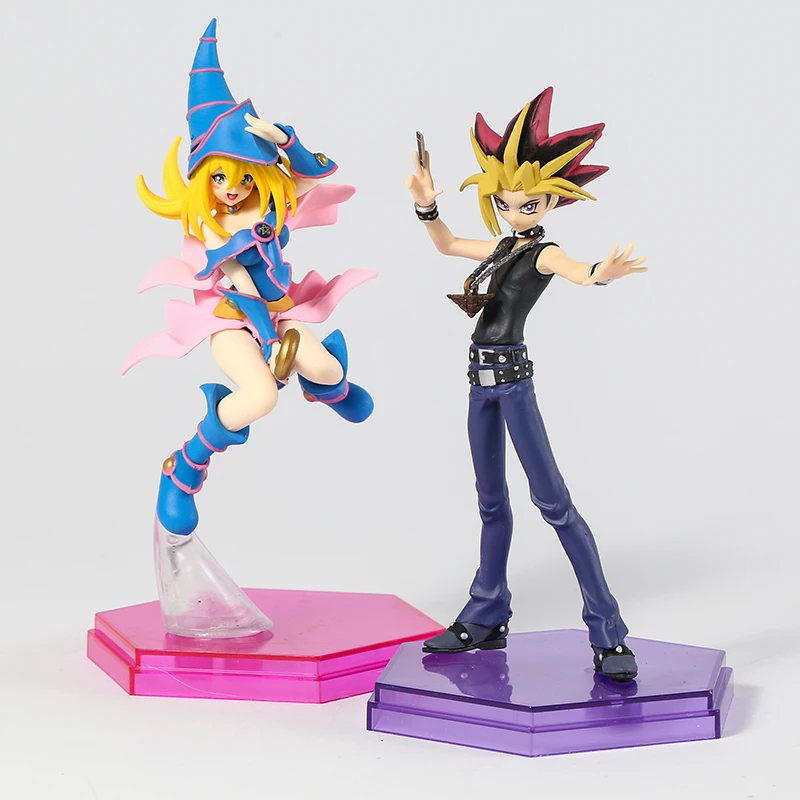 Ю-Ги-о! Фигурка из ПВХ для дуэли монстров Yami Yugi ATEM / Dark Magician Girl Mana аниме фигурка