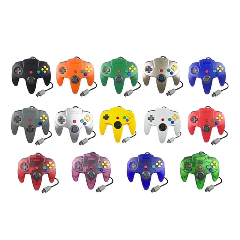 

100PCS For Nintend N64 Gamepad Wired Controller Joypad For Gamecube Joystick Game Accessories For PC Computer Controller