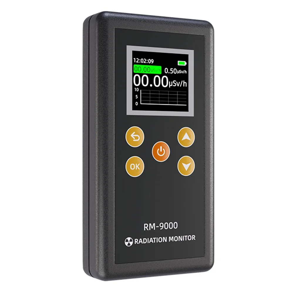 

RM-9000 Geiger Counter Nuclear Radiation Detector Xray Gamma Detector Radiation Detector Handheld Portable Geiger Counter