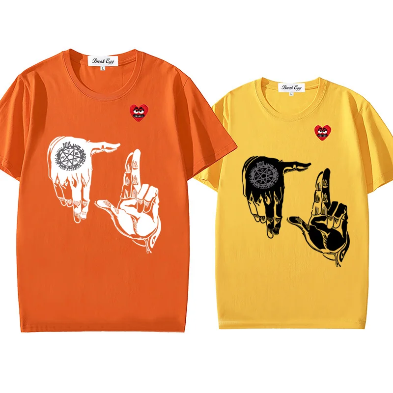 Черно-белая женская и мужская футболка с принтом пальмы хлопковая милая прямая