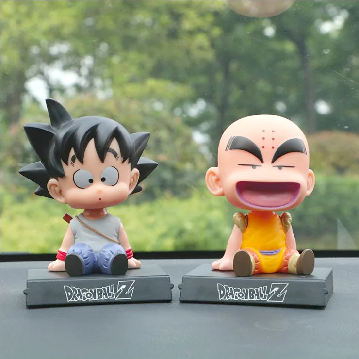 

Dragon Ball Sun Wukong Xiaolin Bobble Head Doll Car Decoration Cartoon Car Accessories Car Shaking Head Toy Model Car Decor