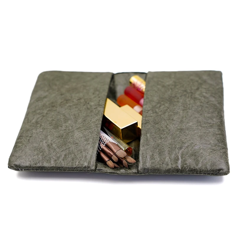 

Ladies Girls Beauty Makeup Bag Holder Case Retro Cosmetic Bags Organizer Women Tyvek Paper Phone Storage Bag For iPhone Samsung