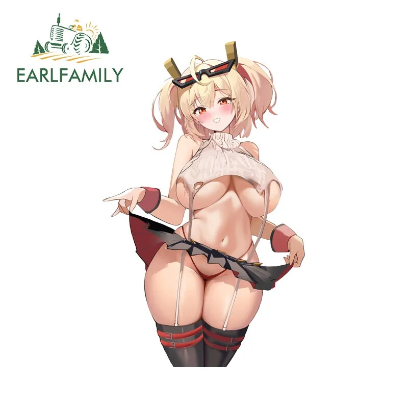 

EARLFAMILY Zenless Zone Zero Girl автомобильные наклейки окклюзия царапин ноутбук виниловые наклейки забавная защита лобового стекла автомобиля