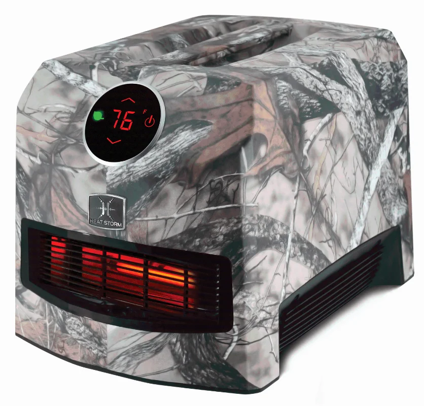 Heat Storm Mojave Portable Infrared 1500W Space Heater, Indoor, Camo, HS-1500-IMOC