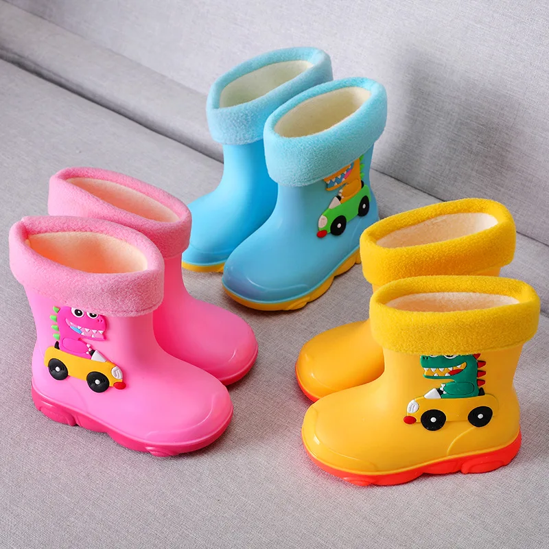 

Rainboots Toddler Girl Boy Classic Rain Boots Children's Shoes Kids Cartoon Rubber Boots Water Shoes Botas de agua niña niño