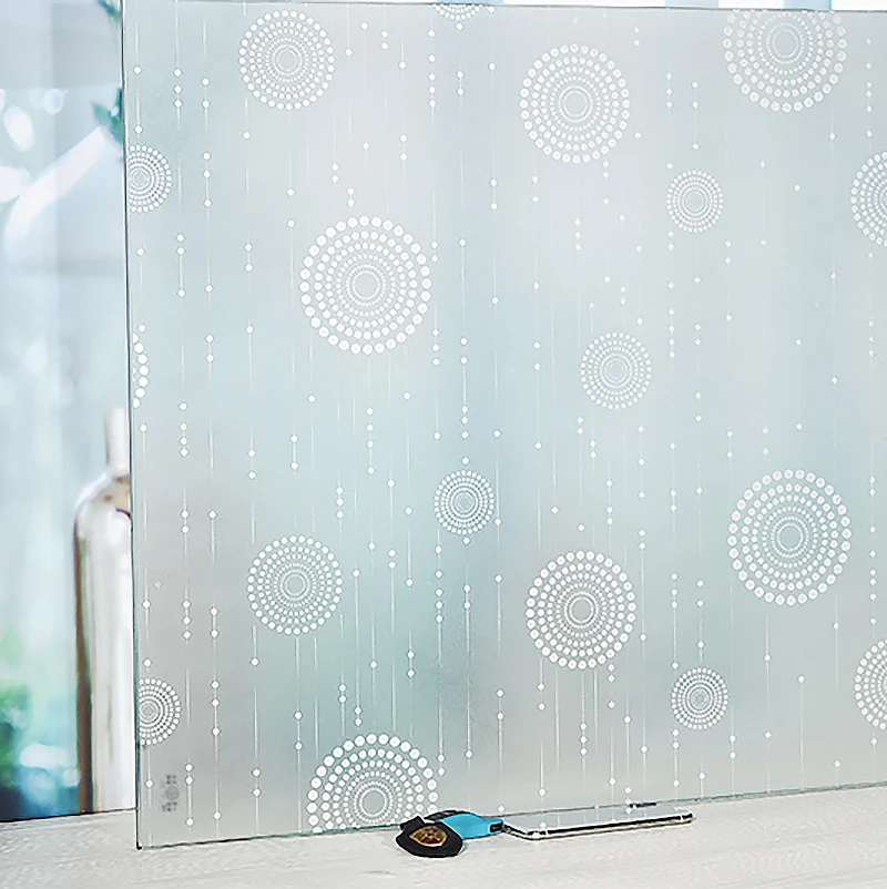 

2/3/5M 3D Frosted Window Film Privacy Glass Vinyl Self Adhesive Film UV Matte Stained Glass Film Heat Control Window Stickers