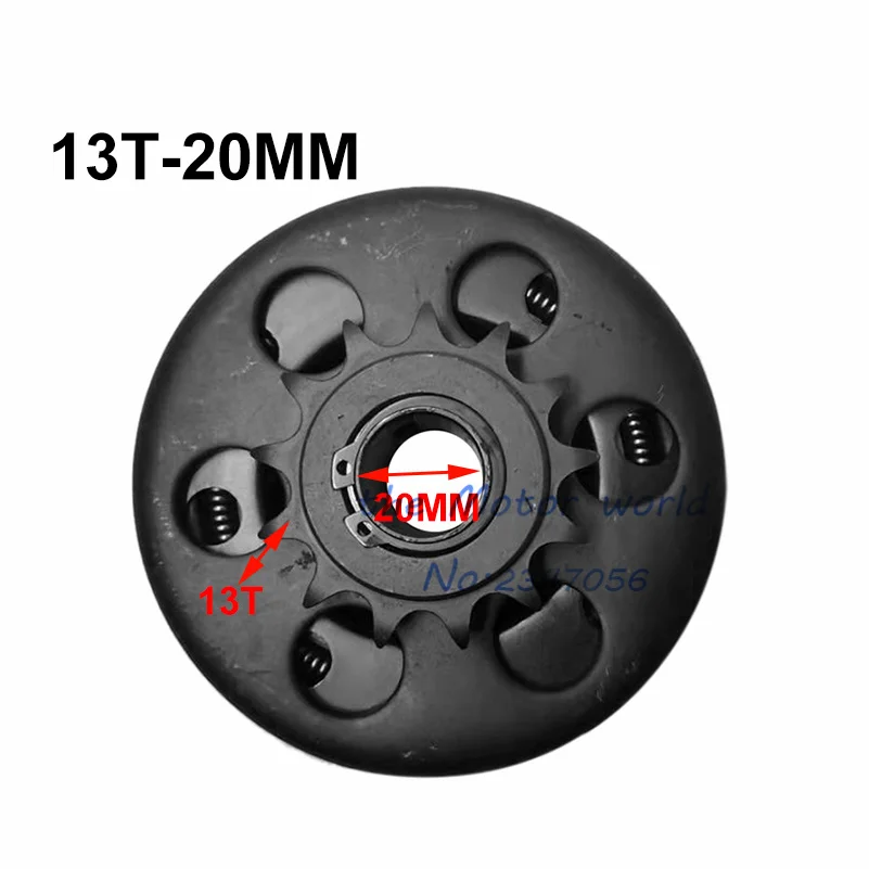 

Good quality 13 Tooth 3/4" inch 19mm or 20mm Go kart cluth 428 Chain centrifugal Clutches go kart clutch parts