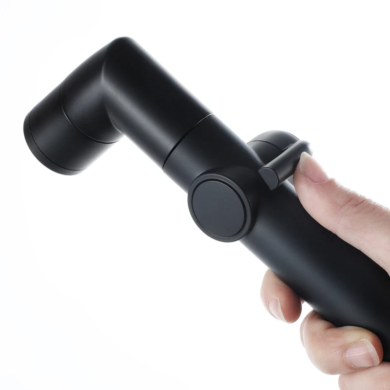 Bathroom Black Bidet Faucet Shower Tap Washer Mixer Corner Valve Faucets Toilet Hand Sprayer Wall Mounted
