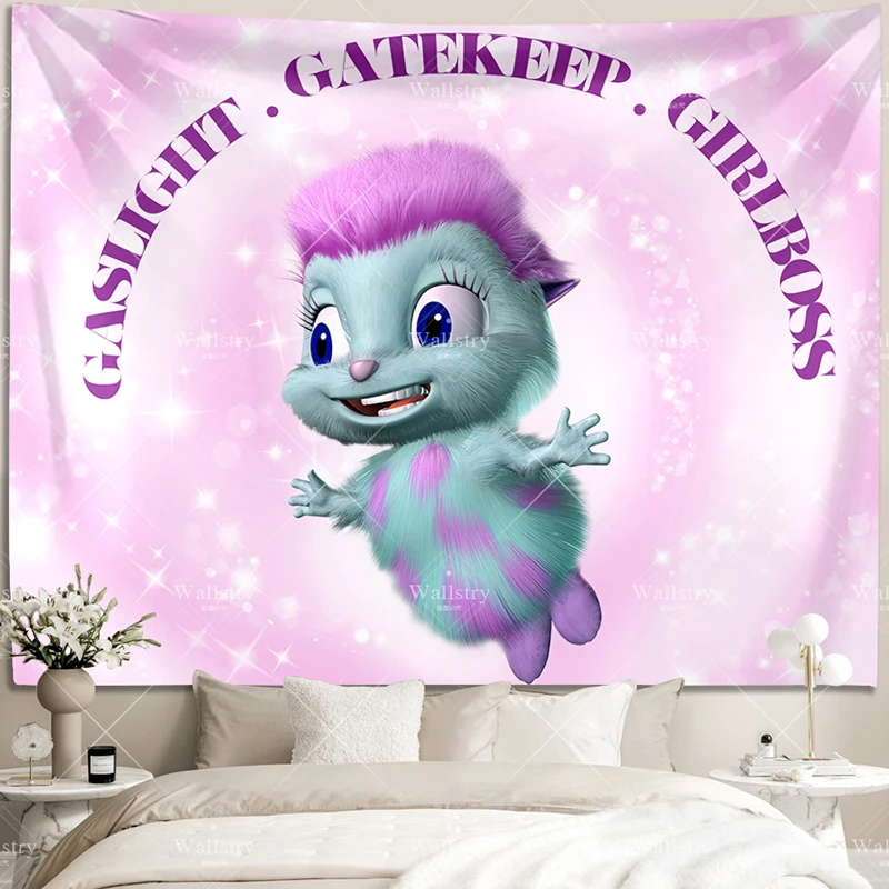 Большой тканевый библь скажем Триппи аниме мем гобелен настенный для спальни фон