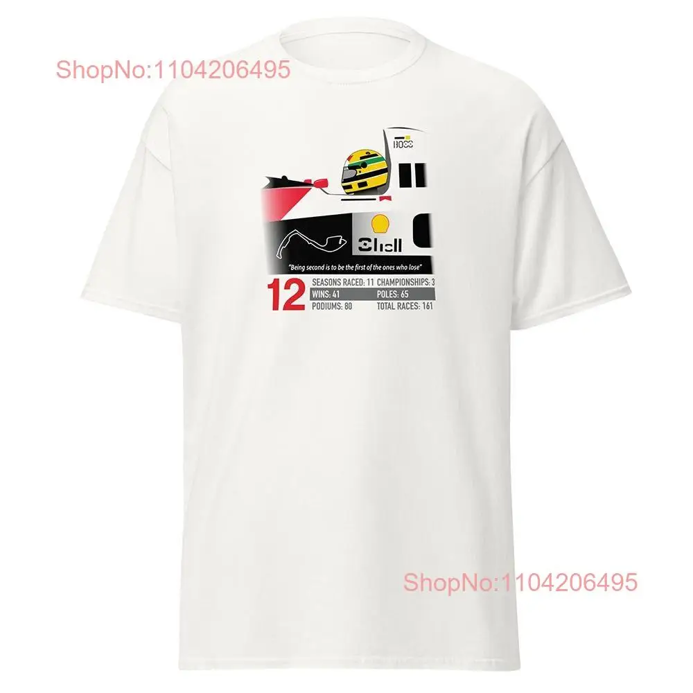 Футболка A Senna 12 MP4 5b Racing с длинными или короткими рукавами