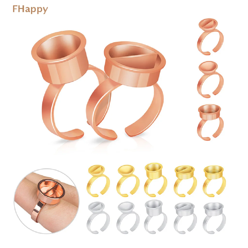 

1pc Metal Ring Caps Microblading Tattoo Ink Cup For Permanent Pigment Holder Rings Accessories Tattoo Tools