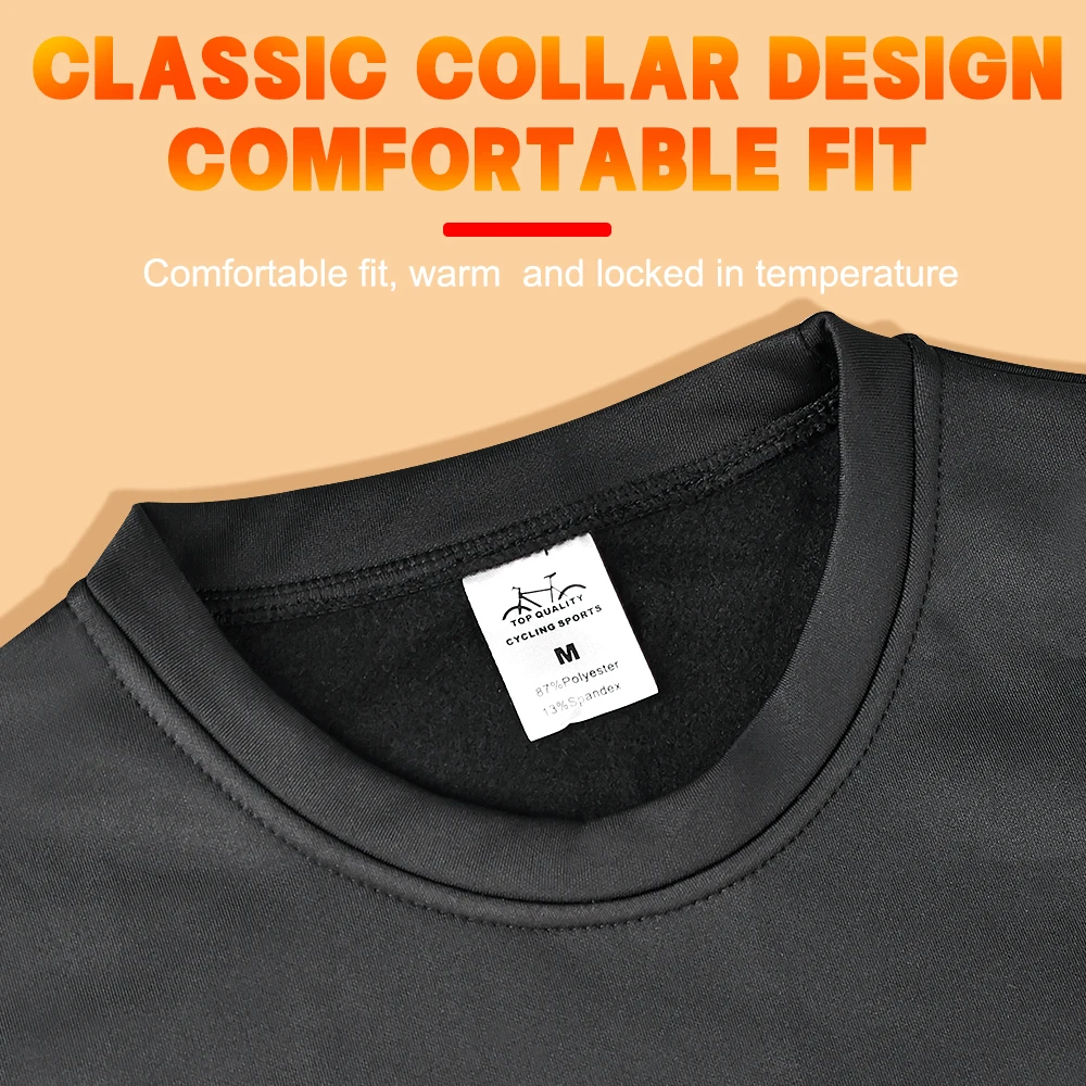 X-TIGER Зимняя Велосипедная Майка С Термостойким Базовым Слоем Флисовая Спортивная