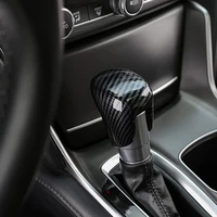 gear shift knob cover trims automatic transmission cvt boots change lever decoration for honda civic 11th 2022 accord 2018 2022