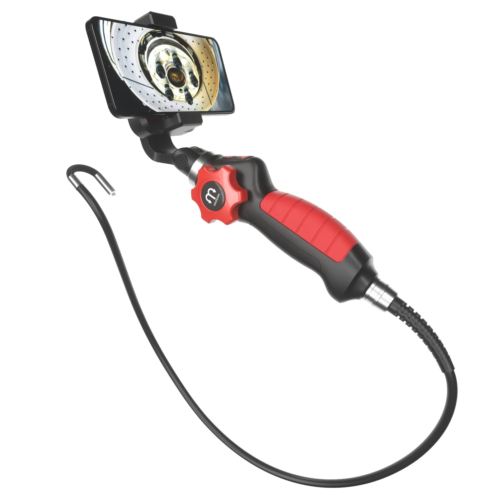 

Wholesale 8.0mm Two-way 180 Degree Steering Car Borescope 1920*1080P Industrial Endoscope Camera