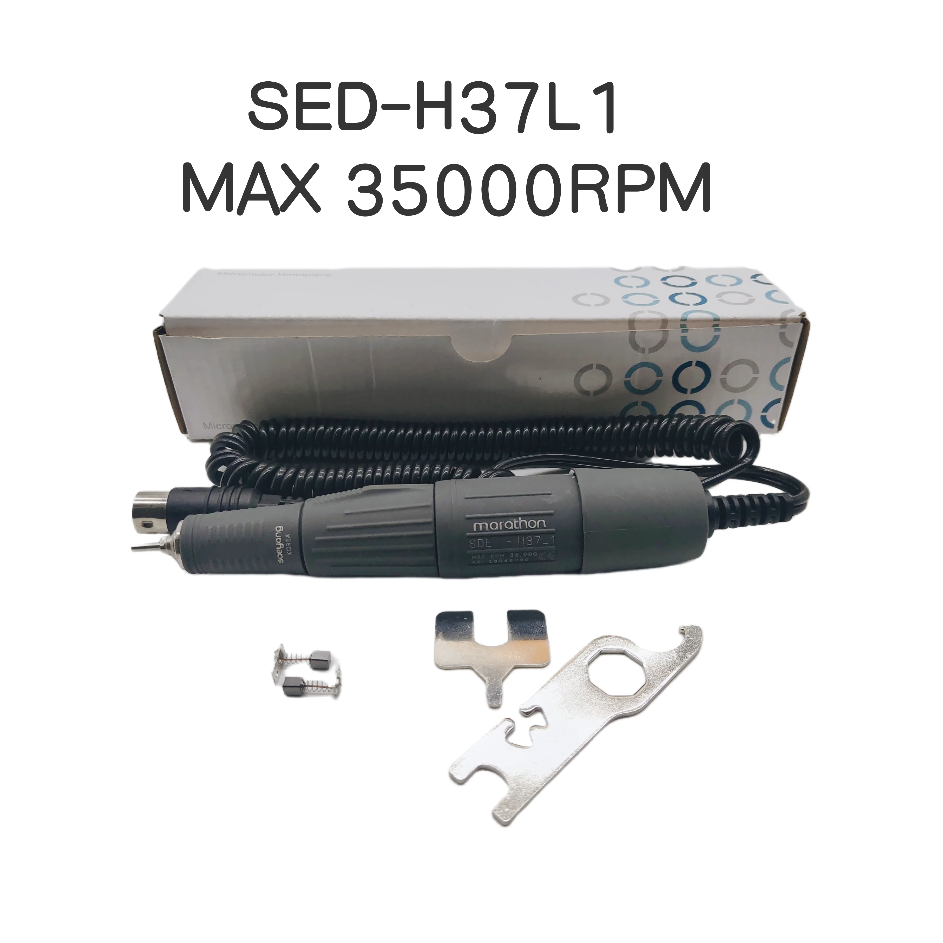 

35K SED-H37L1 Micromotor Handle Is Used For Strong 210 90 204 Marathon Control Box Electric Manicure Drill Nail File Polishing