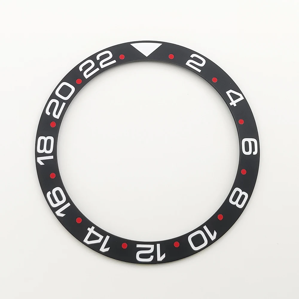38mm ceramic bezel inset ring 40mm watch case accessories watch scale insert replacement parts watch customization
